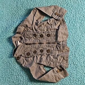 2T grey twill Cherokee jacket